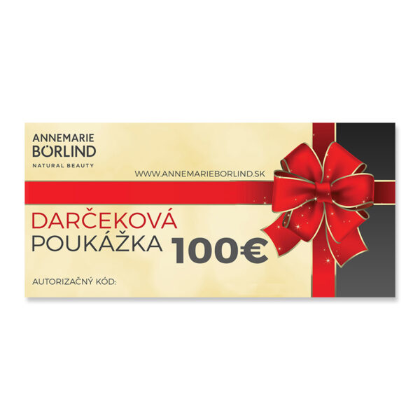 ANNEMARIE BÖRLIND Darčeková poukážka v hodnote 100 €