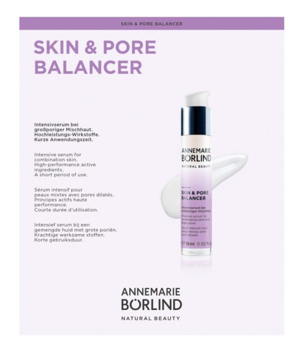 ANNEMARIE BÖRLIND VZORKA Skin Pore Balancer sérum intenzívne sérum pre zmiešanú pleť