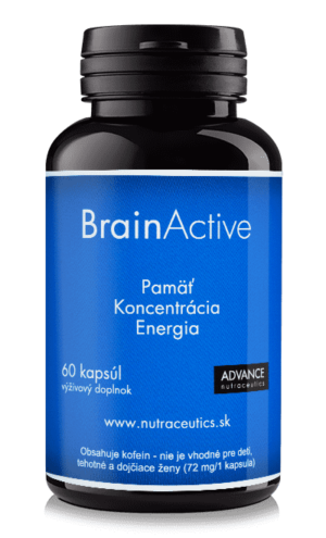 ADVANCE nutraceutics - BrainActive 60 kapsúl - pamäť