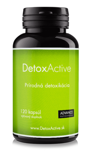 ADVANCE nutraceutics - DetoxActive 120 kapsúl - prírodná očista Vášho tela