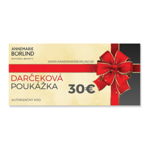 Annemarie Börlind Darčeková poukážka v hodnote 30 €