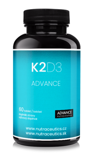 ADVANCE nutraceutics - K2D3 ADVANCE 60 tabliet - unikátny vitamín