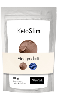 ADVANCE nutraceutics - KetoSlim 480 g - proteínový kokteil na chudnutie lahodnej chuti