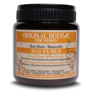 ORIGINAL BOTANIC Maska na kučeravé vlasy 3v1 CURLY METHOD 250 ml