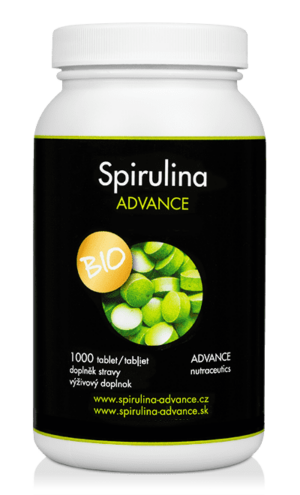 ADVANCE nutraceutics - Spirulina ADVANCE 1000 tabliet - BIO kvalita